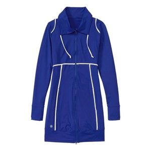 Athleta Blue Spinnaker Jacket ~  Size Small
